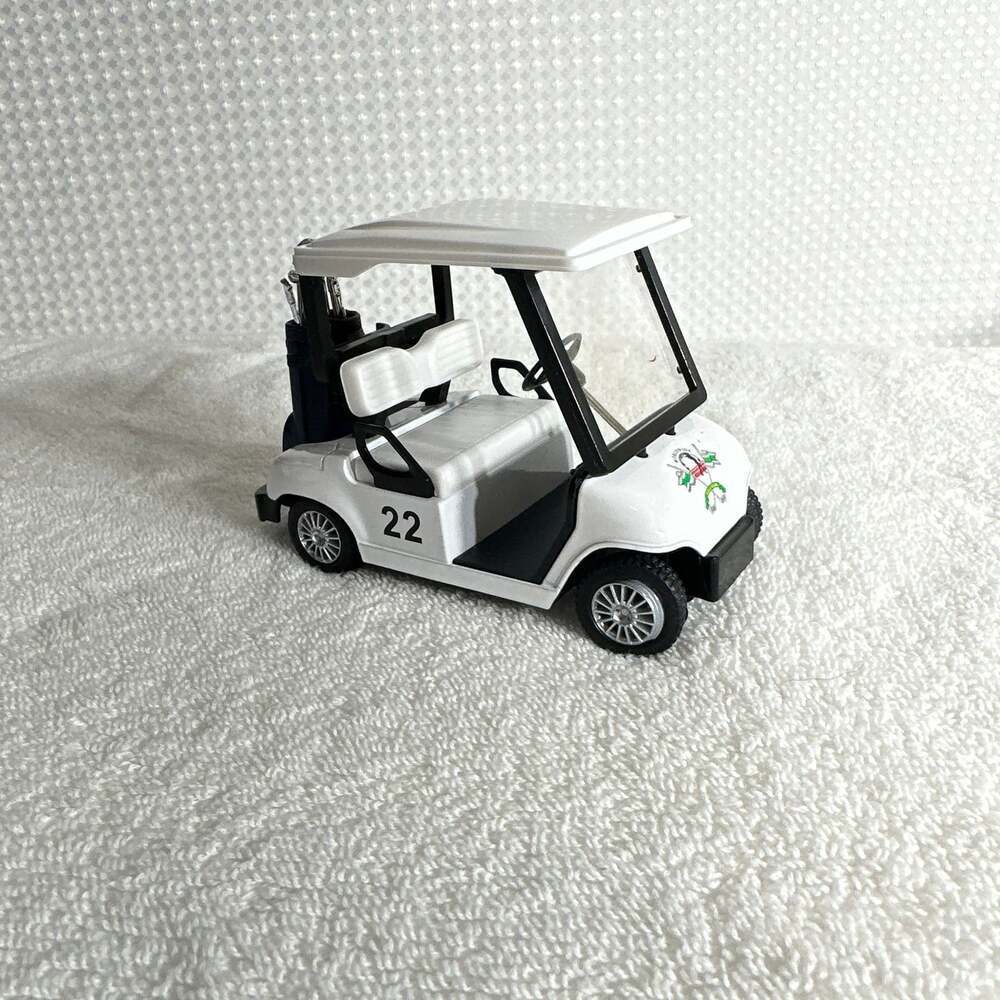 KiNSFUN Die Cast Metal Golf Cart Model with Pull Back Action (4.5 Inch)